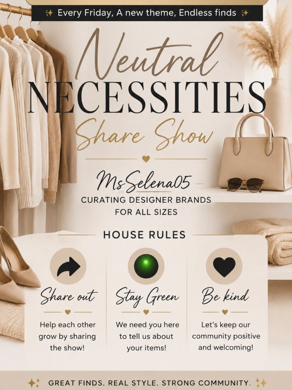 MsSelena05 is on Poshmark live! Share out:Stay Green:Be Kind! - Picture 2 of 6